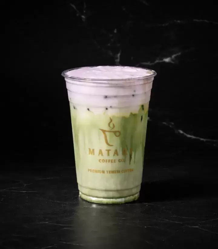 Iced Lavender Matcha