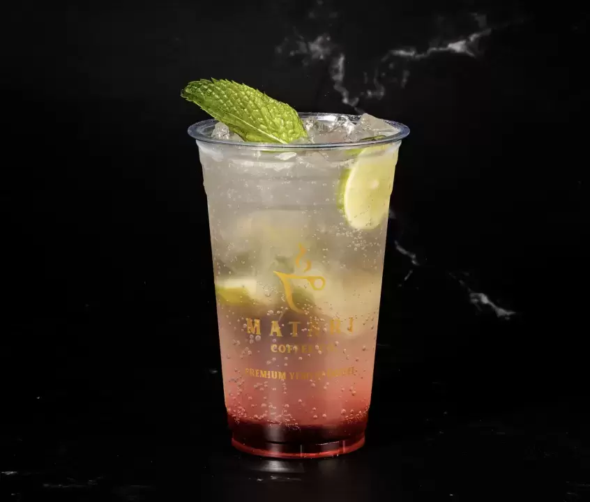 Raspberry mojito