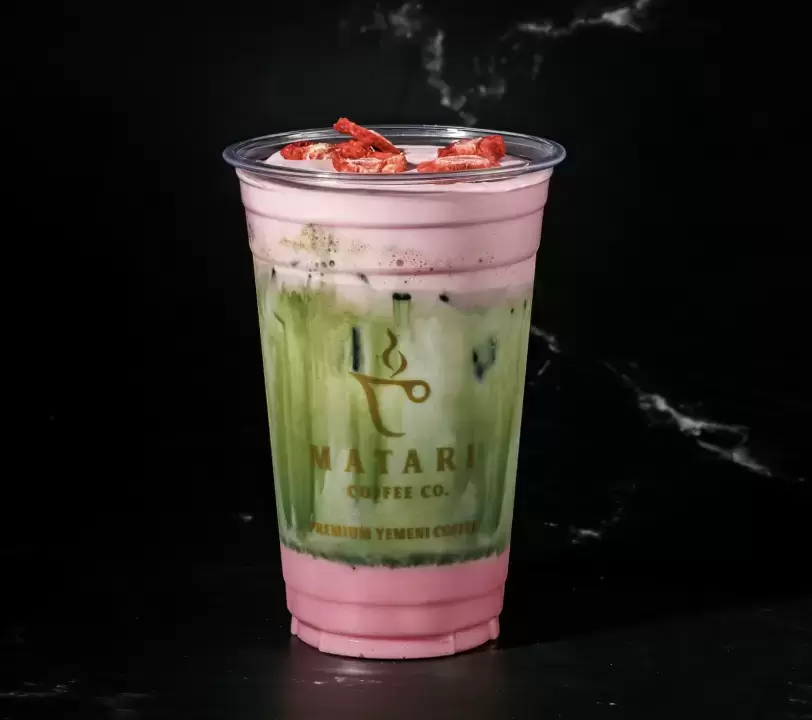 Iced Strawberry Matcha