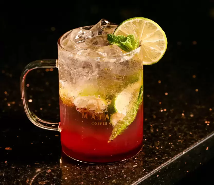 Raspberry mojito