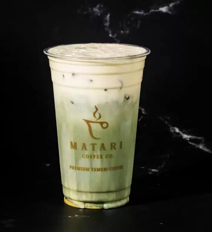 Iced Banana Matcha