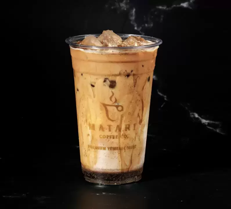 Iced Yemeni latte
