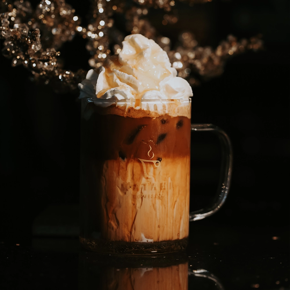 Iced Yemeni latte